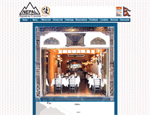Tablet Screenshot of nepalrestaurant.com.hk